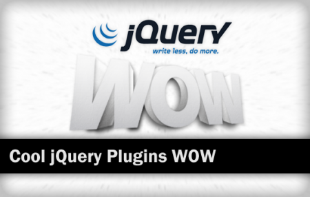 Cool jQuery Plugins that WOW you
