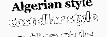 New Font Style