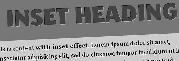 Inset Effect