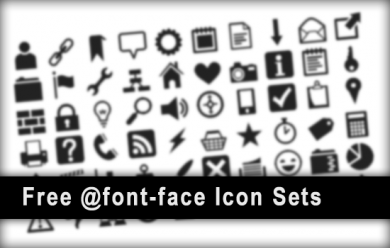 Free @font-face Icon Sets