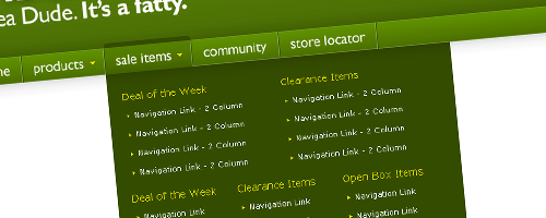 Mega Dropdown Menu Mega Dropdown Menu