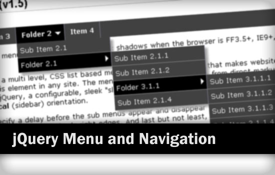 jQuery Menu and Navigation