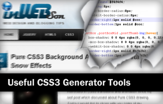 10 Useful CSS3 Generator Tools for Web Designers