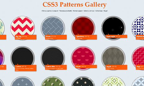 CSS3 Patterns